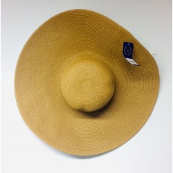 Ladies Tan Summer Straw Hat One Size Fits All LTSH-001