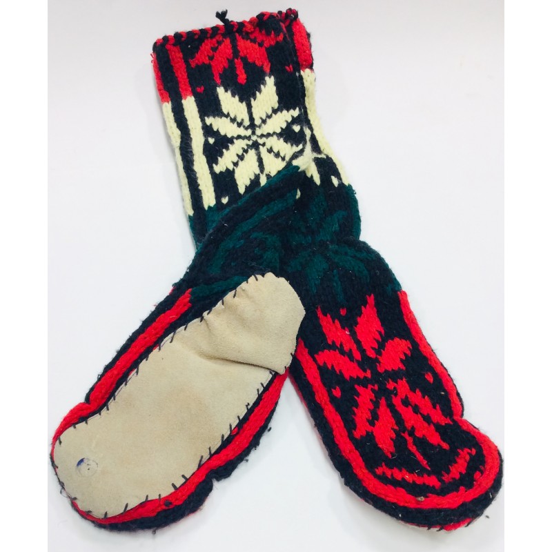 Knee High Natural Earth Shoes Black Red Green KNES-001