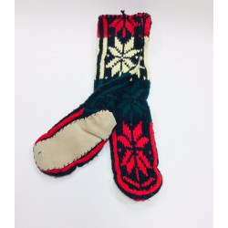 Knee High Natural Earth Shoes Black Red Green KNES-001