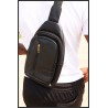 Unisex Black Side Kick Everyday Cross Body Shoulder Bag Item SCBB-0003