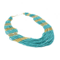LADIES GOLD TURQUOISE SEED...