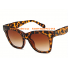 Ladies Large Frame Leopard Sunglasses Oversized UV Item No. KQ05472-001 By UrbanTraders.us