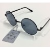 Unisex Round Black Sunglasses Thin Frame Item No URBT-001 by UrbanTraders.us