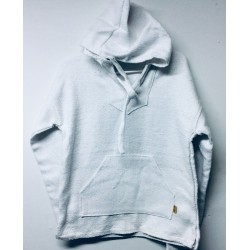 White Baja Pullover HOODIE