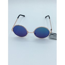 Round Purple Blue Multi-Colored Sun Glasses Item RPBS-002