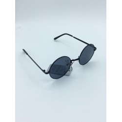 Round Black Frame UniSex Sun Glasses Item RBFU-001