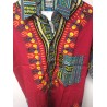 Red African Print Shirt Item RAPS-001