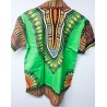 Green African Print Shirt Item GAPS-002